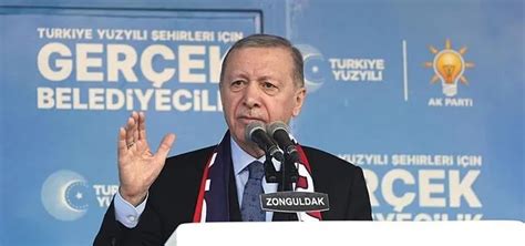 Son dakika... Erdoğan yerel seçim startını Zonguldak'ta verdi: 'Buradan başlatıyoruz'